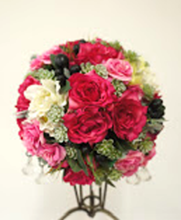 ウェディングブーケ 赤