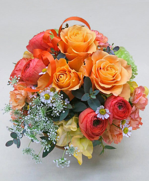 元気いっぱいのオレンジカラー