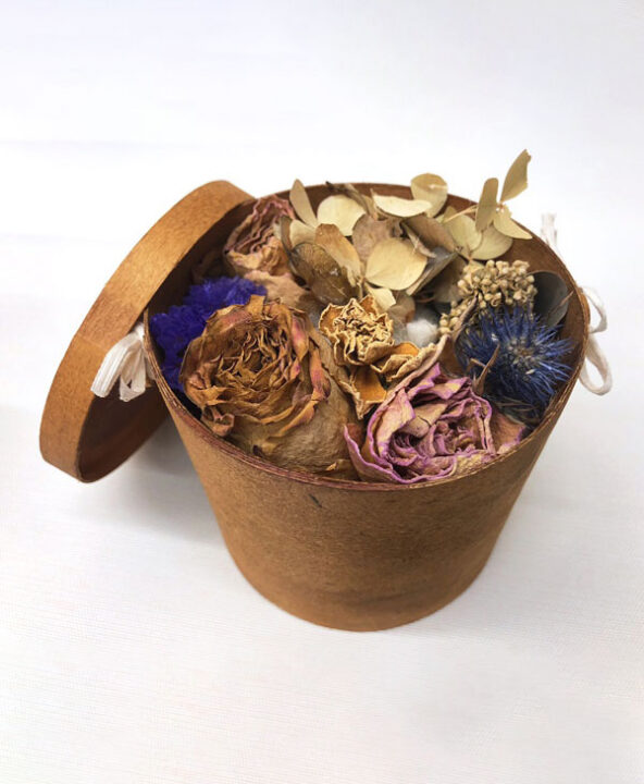 お気に入りを詰め込んで ボックスフラワー アンバー